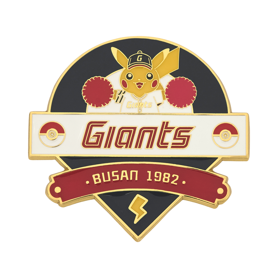 - Pokemon x Lotte Giants Pikachu Metal Badge C