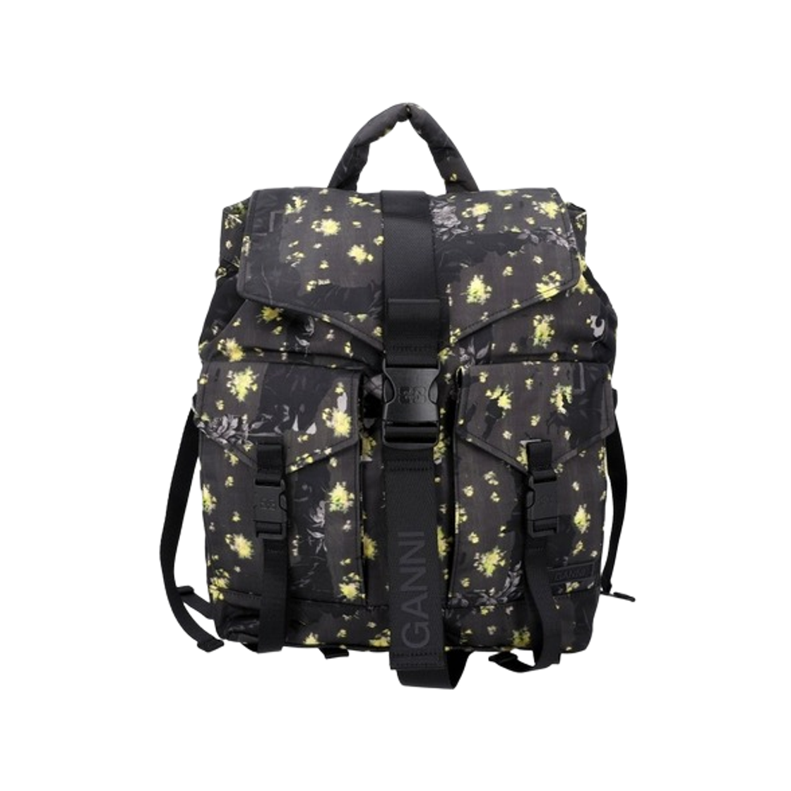 가니 리테크 나일론 백팩 멀티컬러(Ganni Retech Nylon Backpack Multicolour)