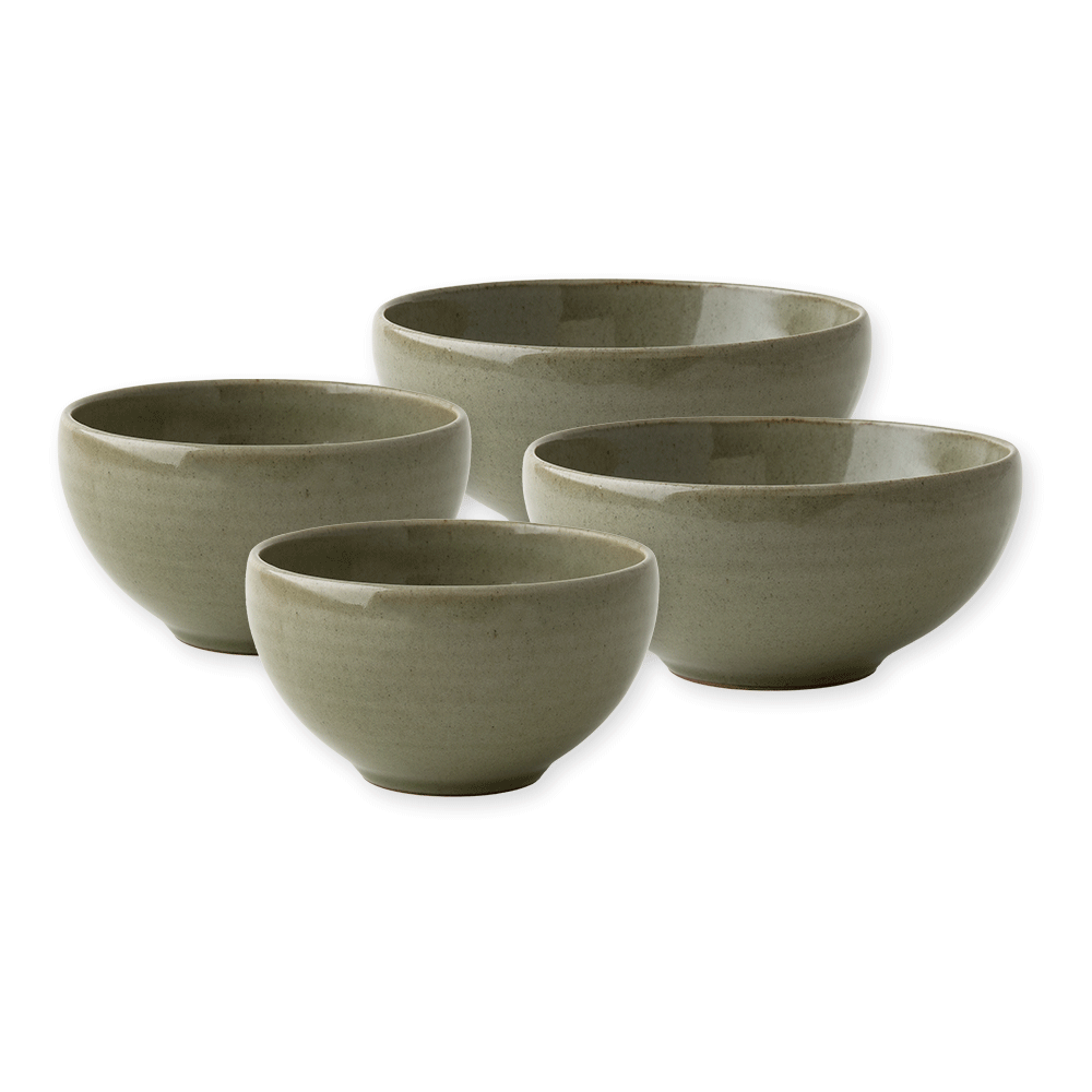 소소모소 달소담 쑥빛 공기대접세트 2인(SOSOMOSO dalsodam bowl set 4p)