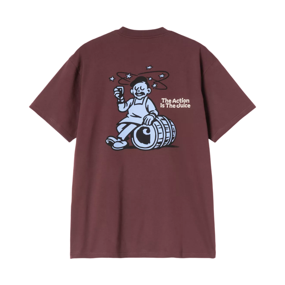칼하트 WIP 숏슬리브 그레이프 피커 티셔츠 아마로네(Carhartt WIP S/S Grape Picker T-Shirt Amarone) - 2