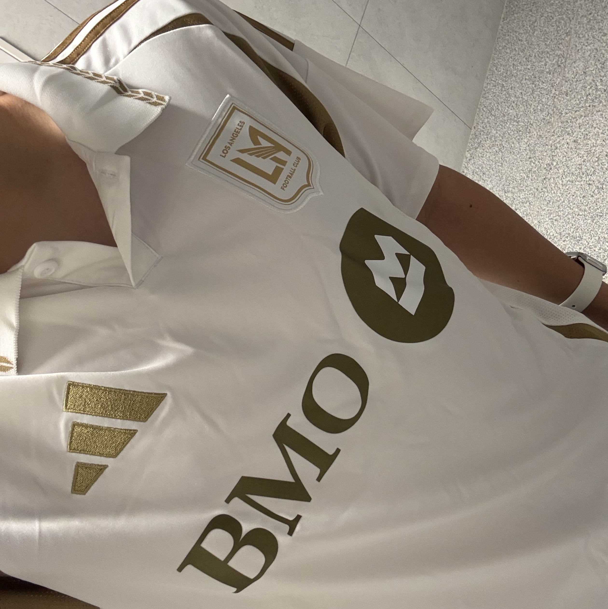 Adidas LAFC 2025/26 Away Jersey White - KR Sizing (Non Marking Ver.), Nike Dri-Fit Park 3 Shorts Black 착용 스타일 - 2