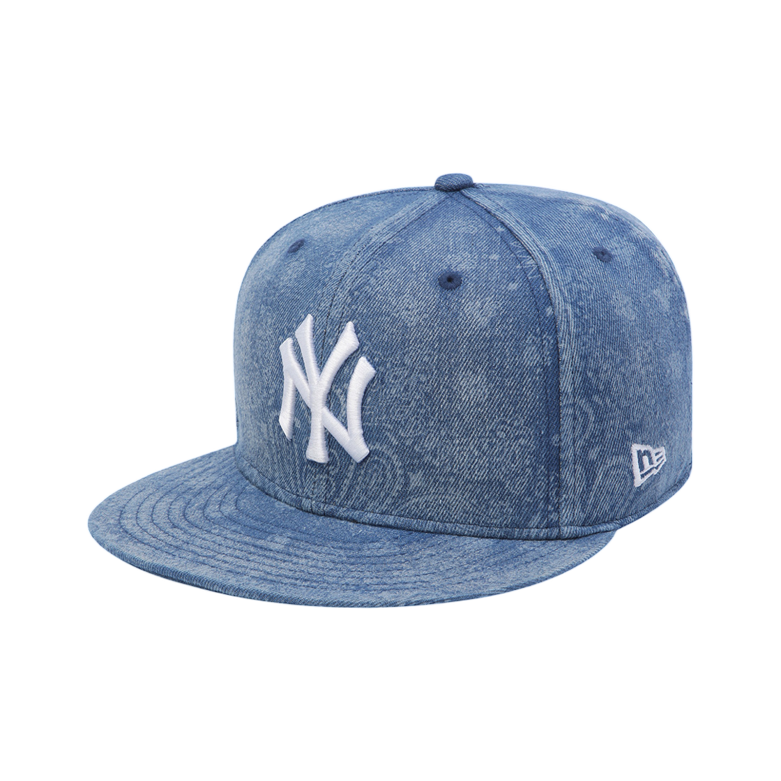 15206377 New Era MLB New York Yankees Washed Paisley Denim Fitted Cap Denim Paisley
