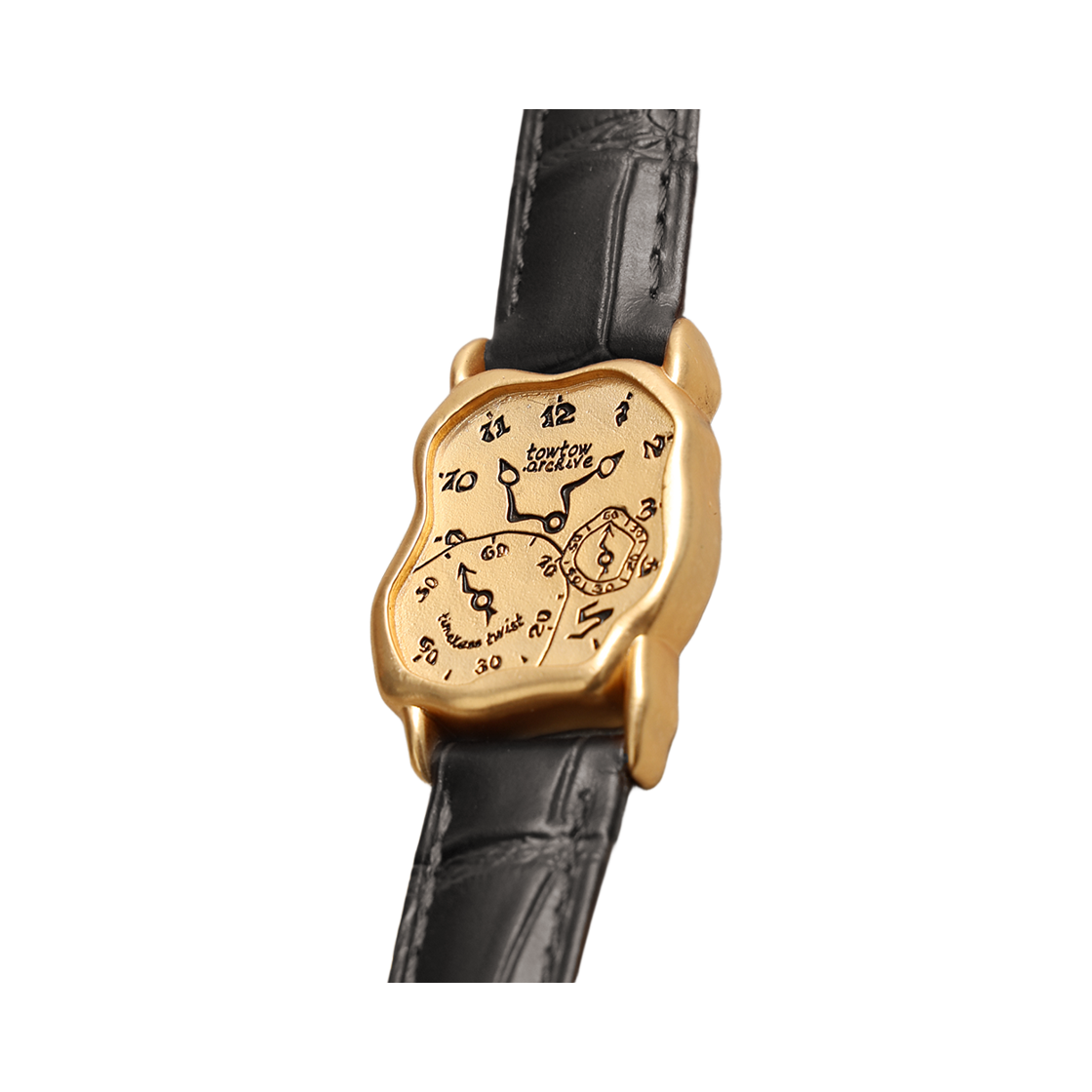 토우토우아카이브 타임리스 트위스트 위슬릿 4.0 블랙 골드(TOWTOW.ARCHIVE Timeless Twist Wristlet 4.0 Black&Gold) - 2