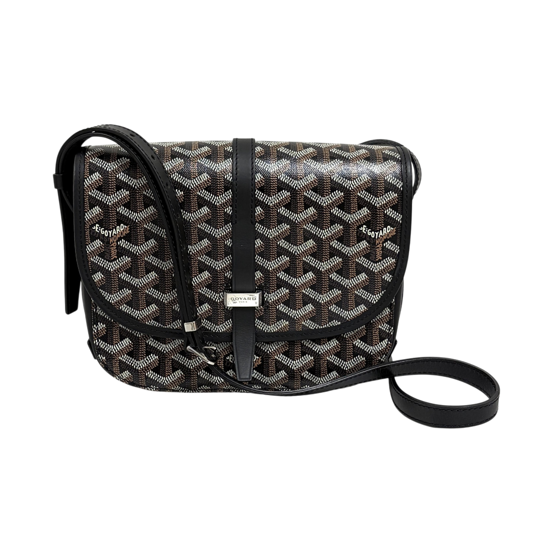 IT5QC8JOU3IB Goyard Belvedere PM Crossbody Bag in Black