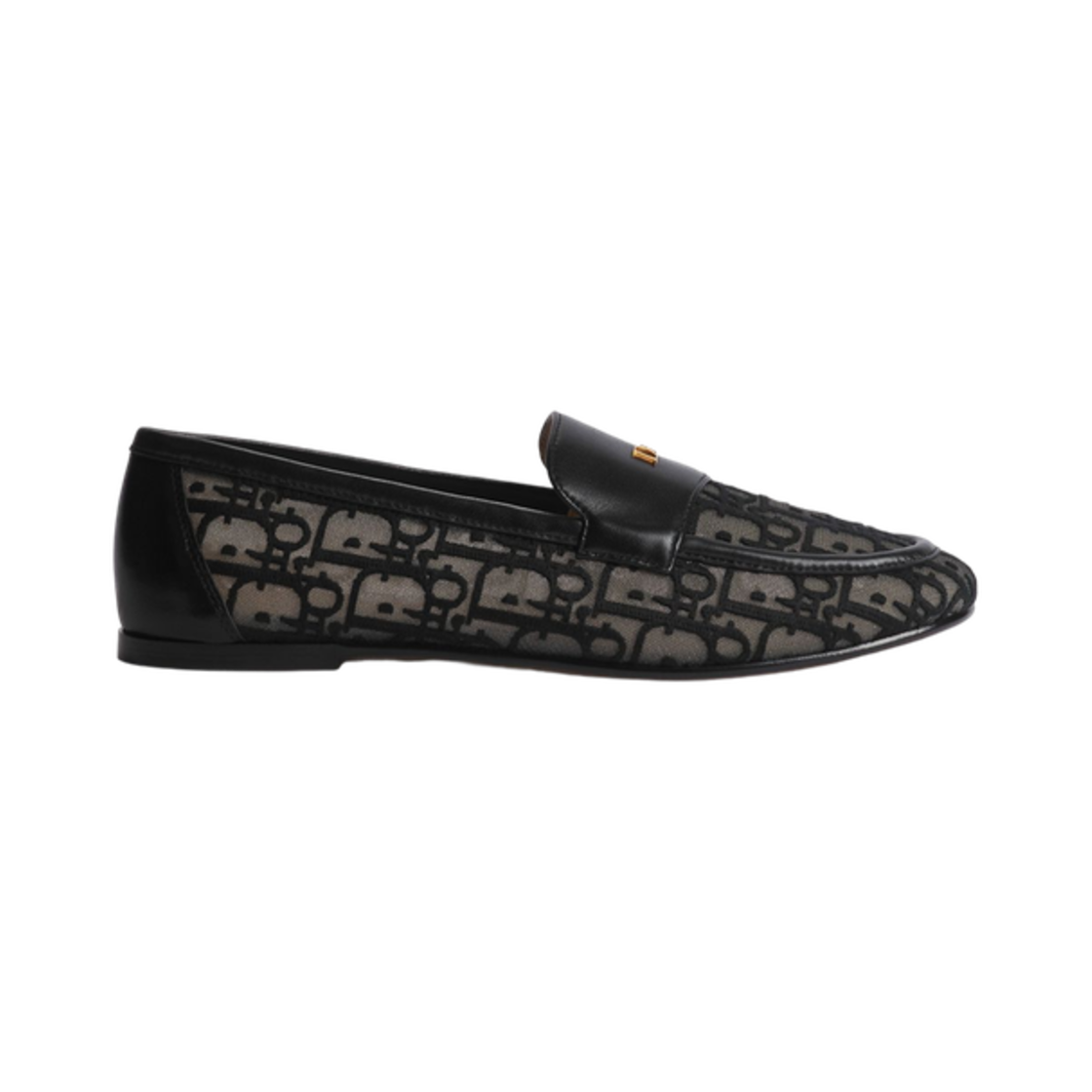 KDF269OEN-S900 (W) Dior Cadence Loafer Dior Oblique Embroidered Mesh Black