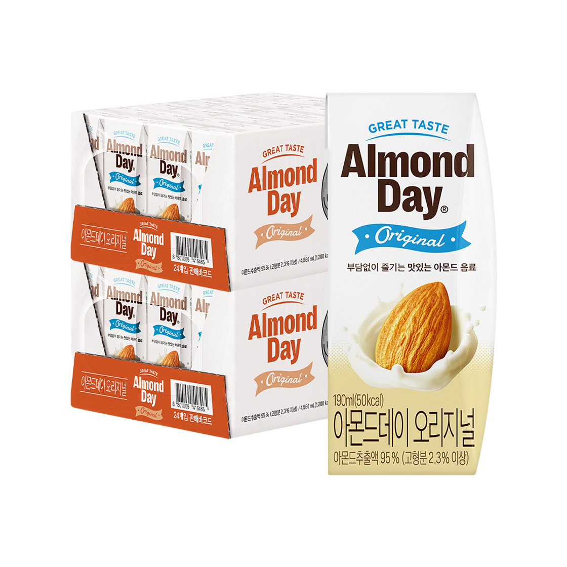 남양 아몬드데이 오리지널 190ml 48팩(Namyang Almond Day Original 190ml (48 Packs))
