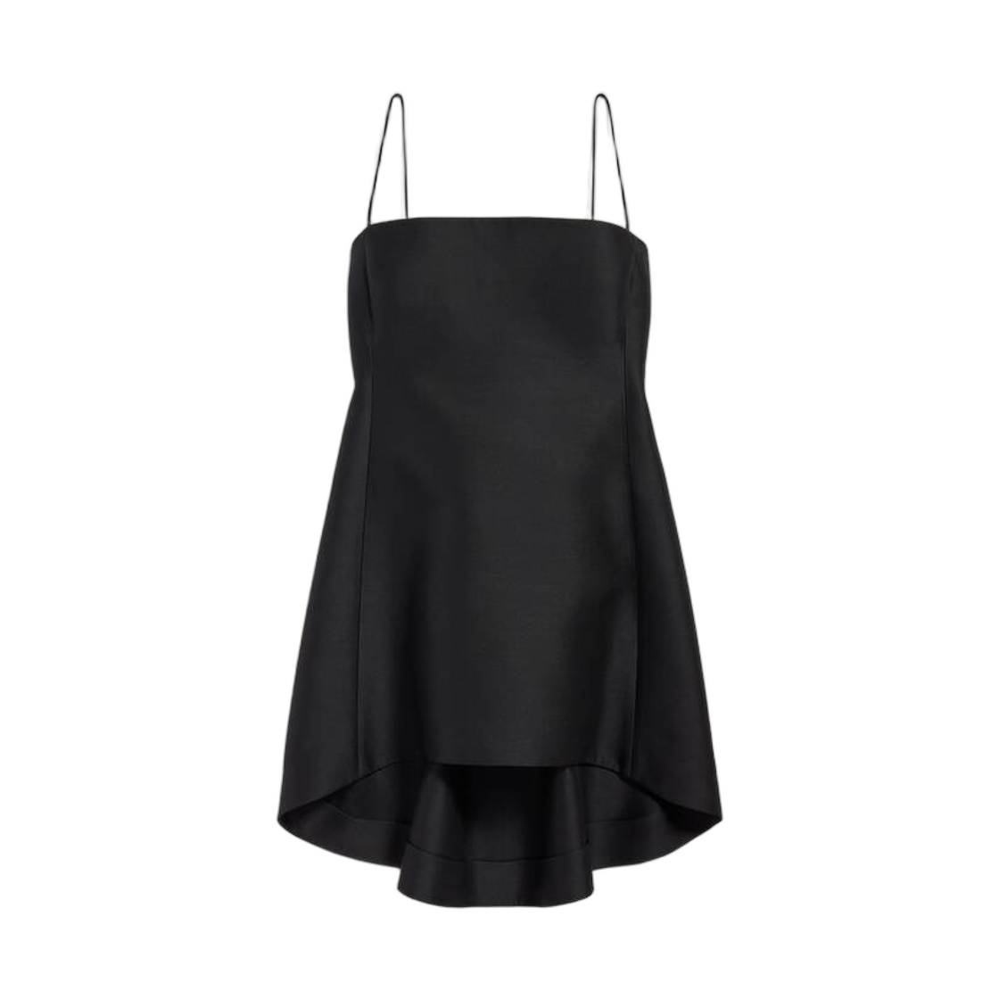 A00291TUT221000 (W) Balenciaga Babydoll Strap Dress Black
