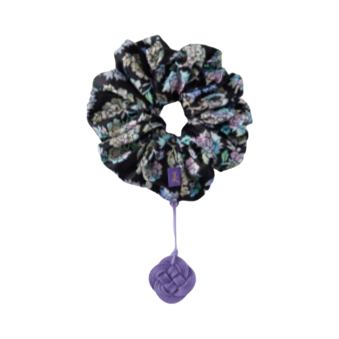 뮷즈 전통매듭태슬 헤어슈슈 자개모란(MU:DS Traditional Knot Tassel Hair Scrunchie Mother-of-Pearl Peony) - 1