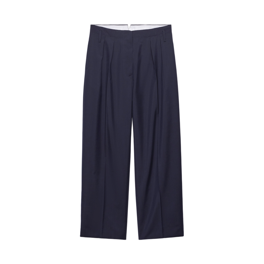 P256KH-17LK-F0008 (W) Prada Light Mohair Pants Navy