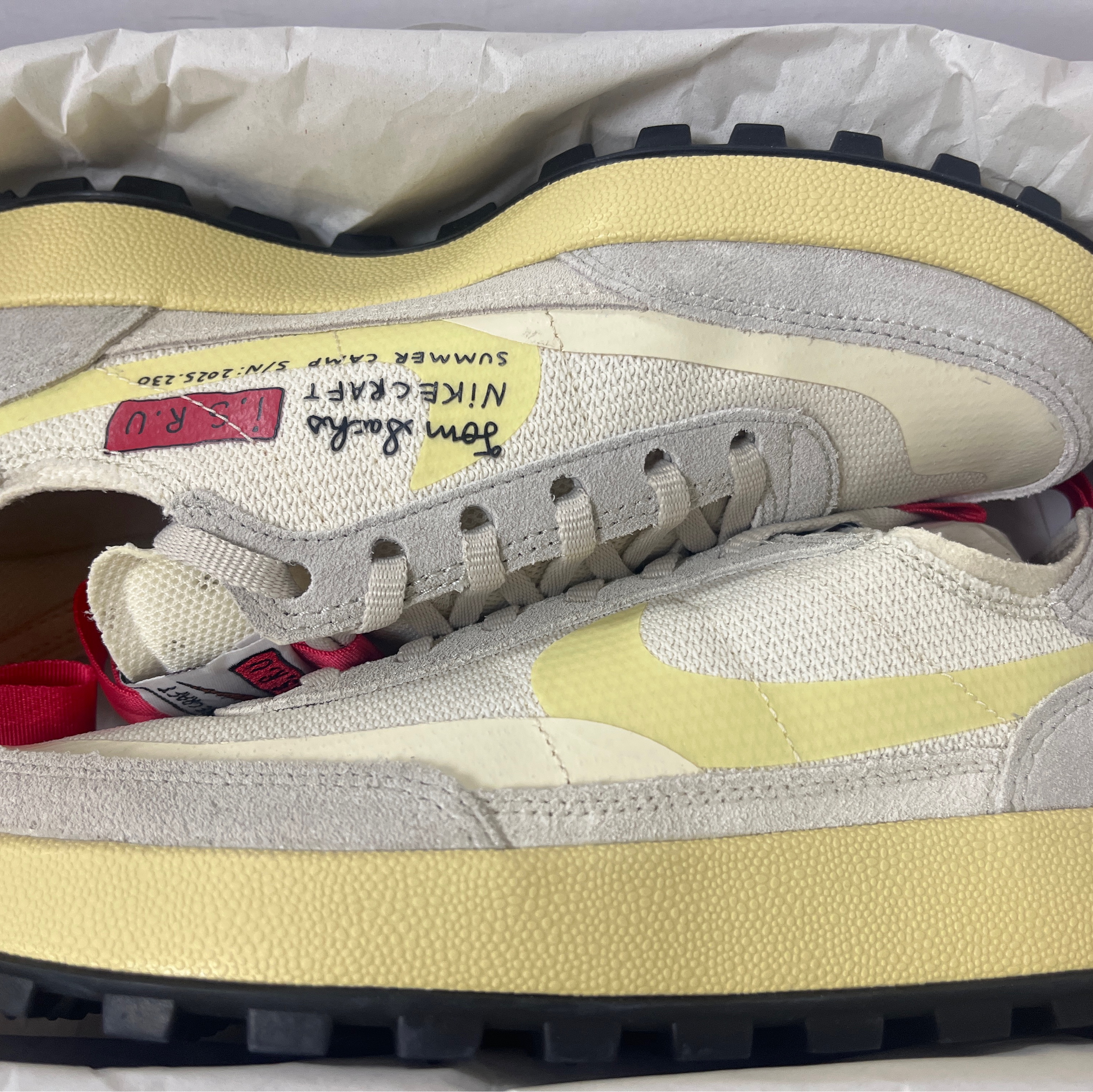 Nike x Tom Sachs General Purpose Shoe Grey Yellow 착용 스타일 - 2
