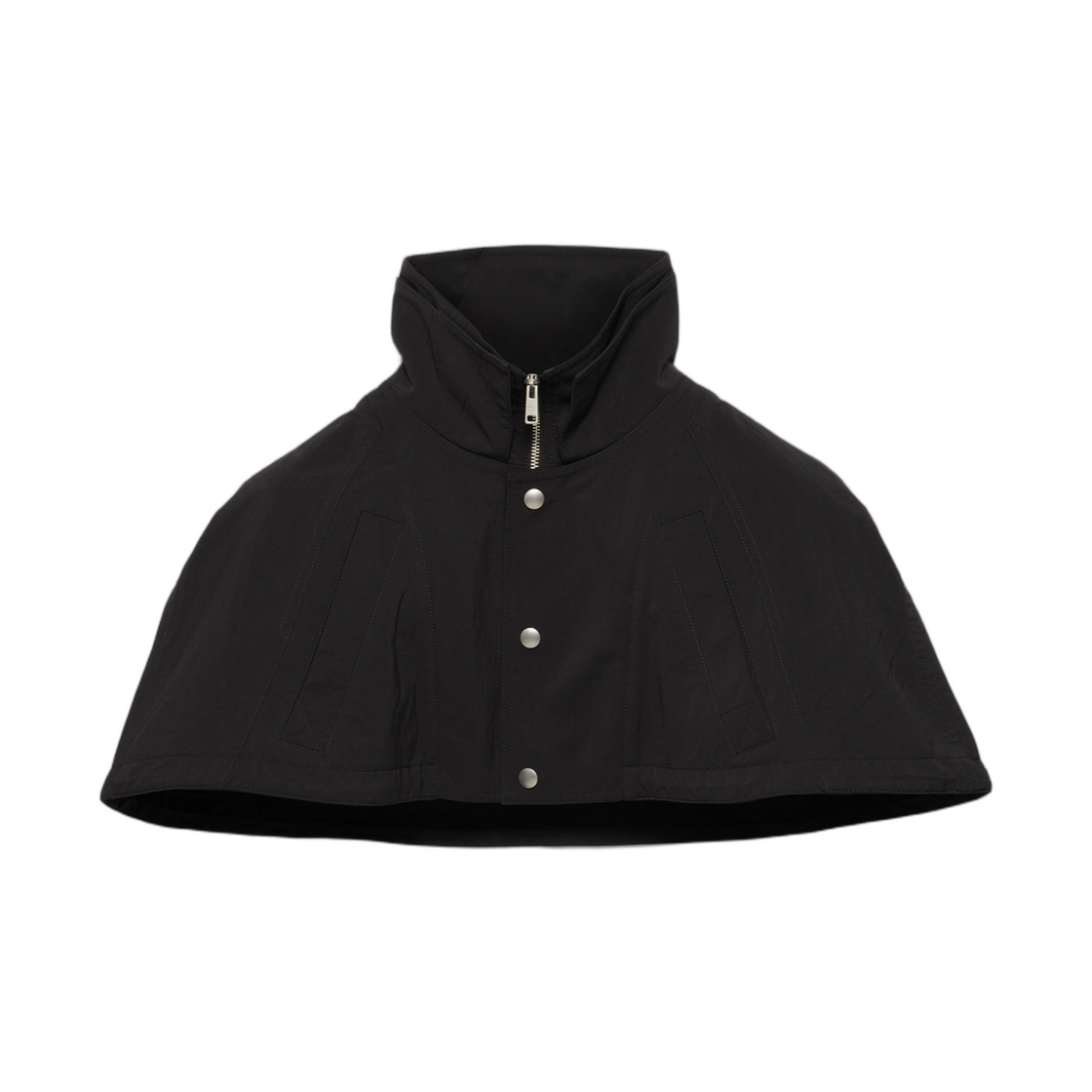 프라다 테크니컬 패브릭 케이플릿 블랙(Prada Technical Fabric Capelet Black) - 1