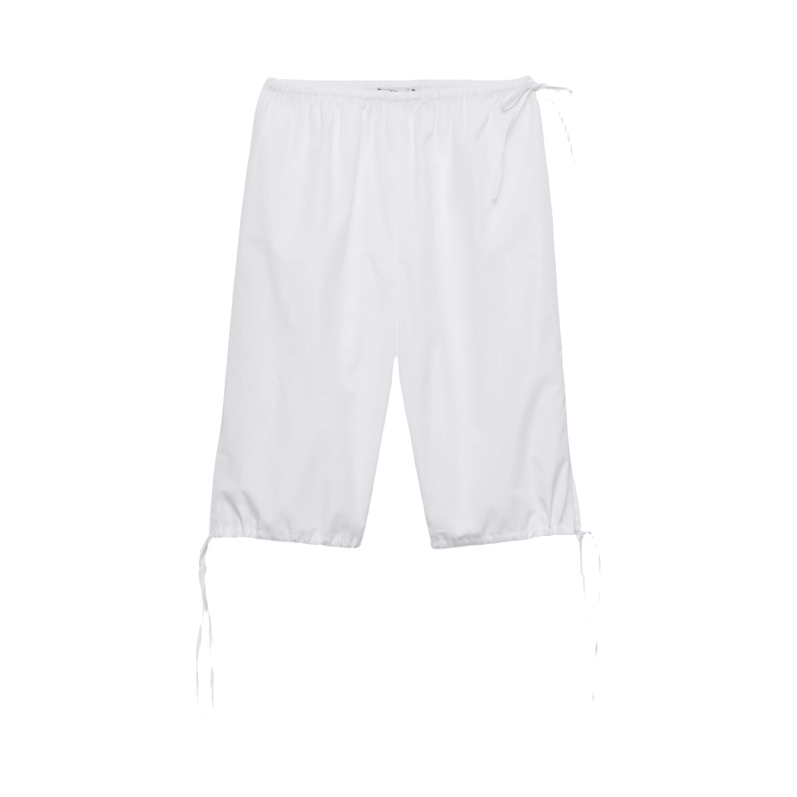 P271K-126L-F0009 (W) Prada Poplin Bermudas White