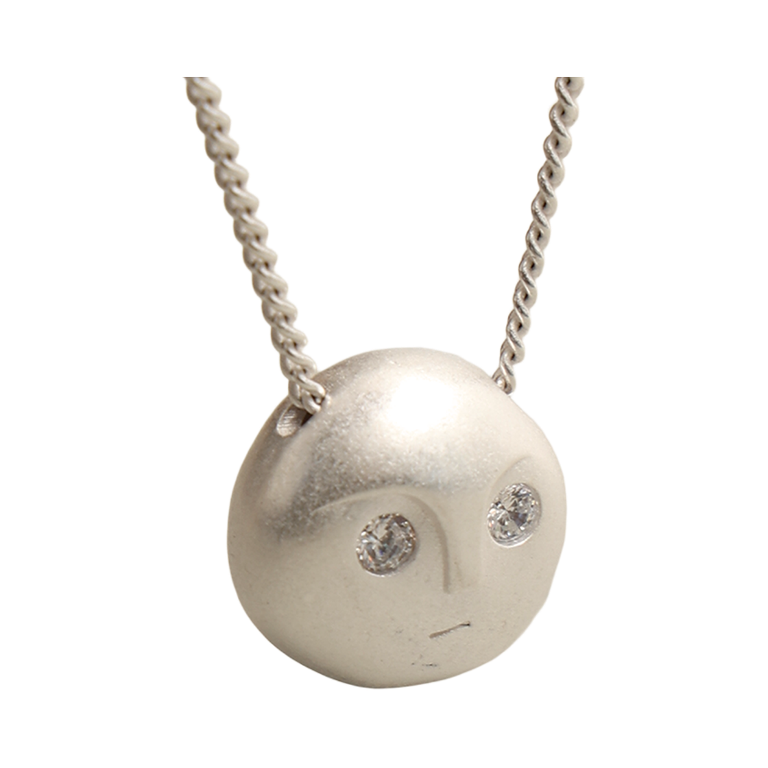 토우토우아카이브 페블 이모지 목걸이 실버(TOWTOW.ARCHIVE Pebble Emoji Necklace Silver) - 2