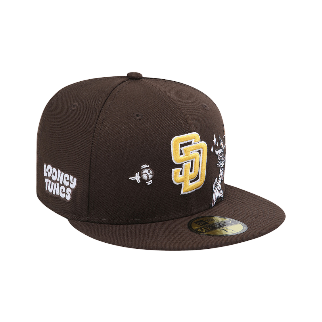 뉴에라 루니툰즈 MLB 샌디에이고 파드리스 피티드캡 다크 브라운(New Era Looney Tunes MLB San Diego Padres Fitted Cap Dark Brown) - 2