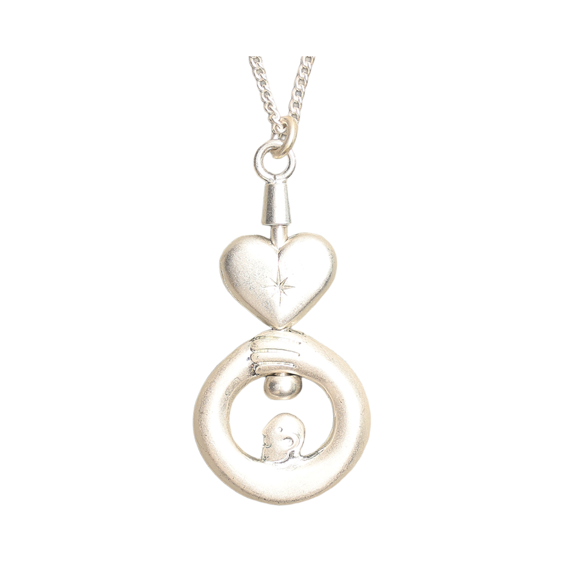토우토우아카이브 필라르 가디언 목걸이 실버(TOWTOW.ARCHIVE Pilar Guardian Necklace Silver) - 2