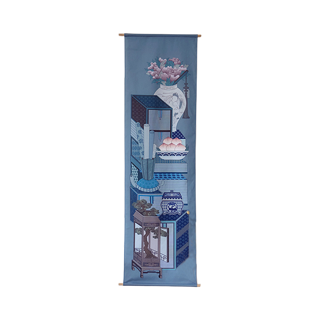 뮷즈 책거리 테이블 러너 블루(MU:DS Chaekgeori Table Runner Blue)