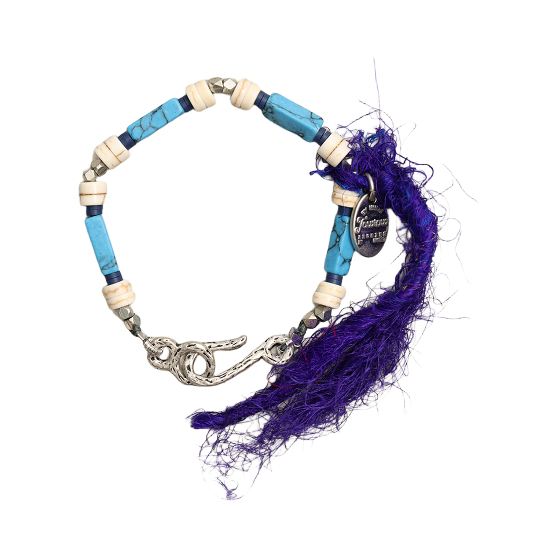 토우토우아카이브 리추얼 후크 팔찌 터쿼이즈(TOWTOW.ARCHIVE Ritual Hook Bracelet Turquoise)