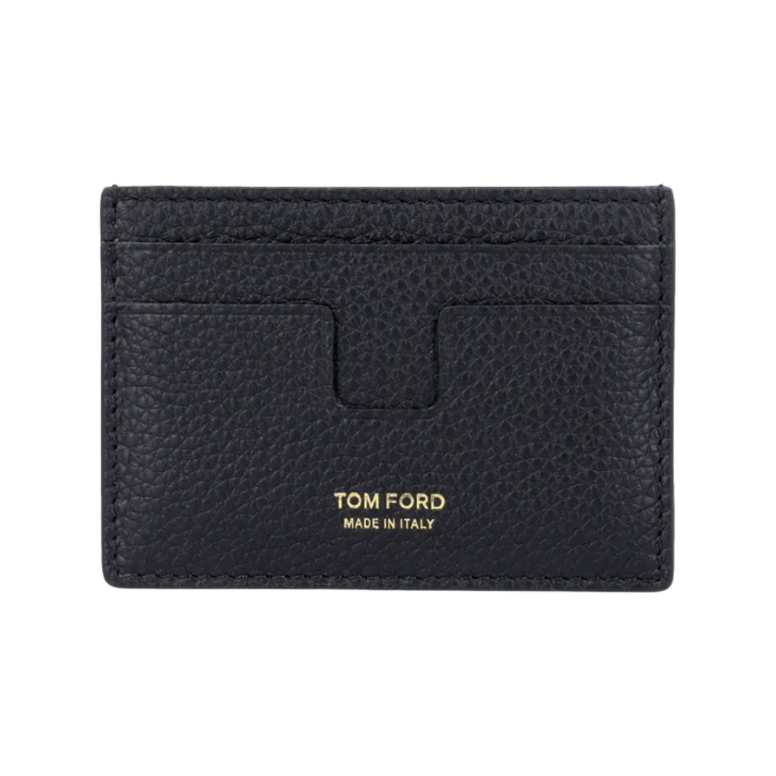 Y0341-LCL158G-NAA Tom Ford Grained Leather Money Clip Holder Black