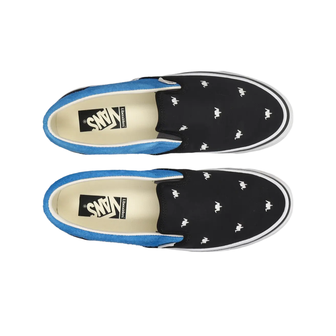 반스 x 리버레이더스 클래식 슬립온 98 블랙 브라이트 아주르(Vans x Liberaiders Classic Slip-On 98 Black Bright Azure) - 2