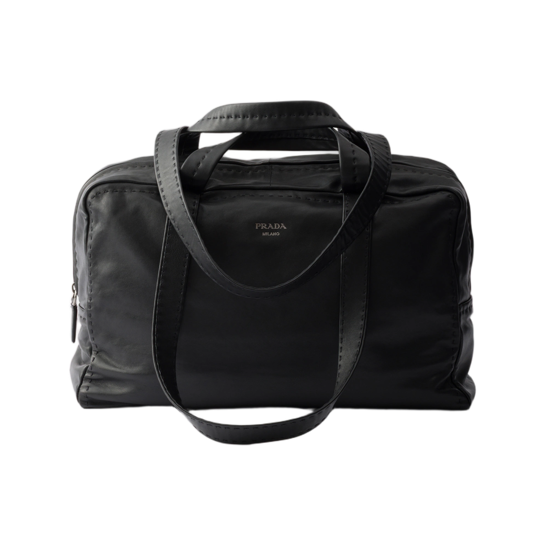 2VE031-2ZQ4-F0002 Prada Nappa Leather Work Bag Black