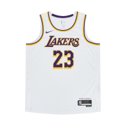 Nike LeBron James LA Lakers Association Edition 2022/23 NBA Swingman Jersey White