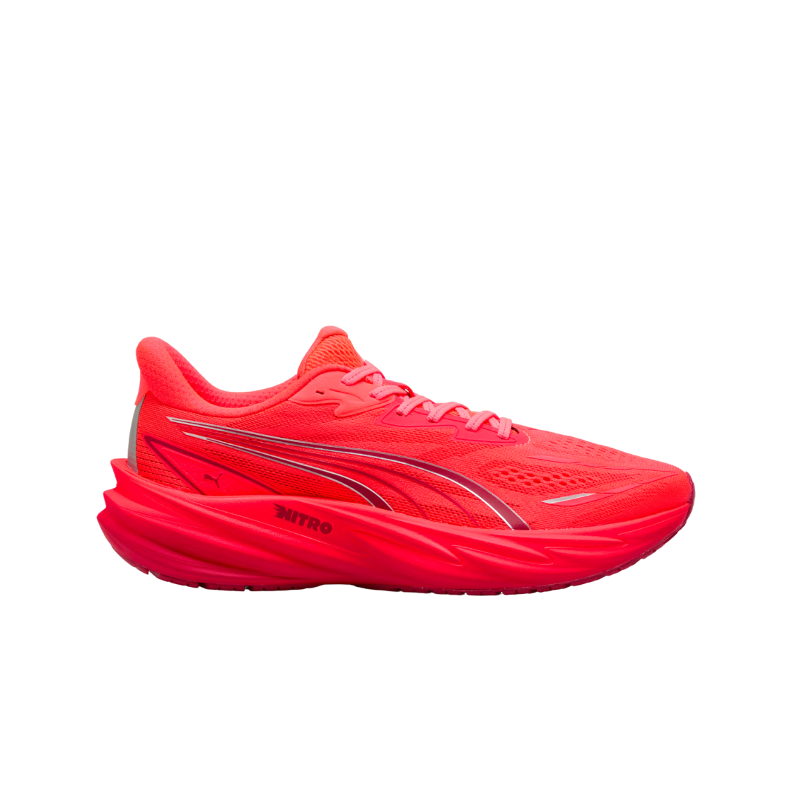 312944-14 Puma Velocity Nitro 5 Ultra Red Red Rhythm
