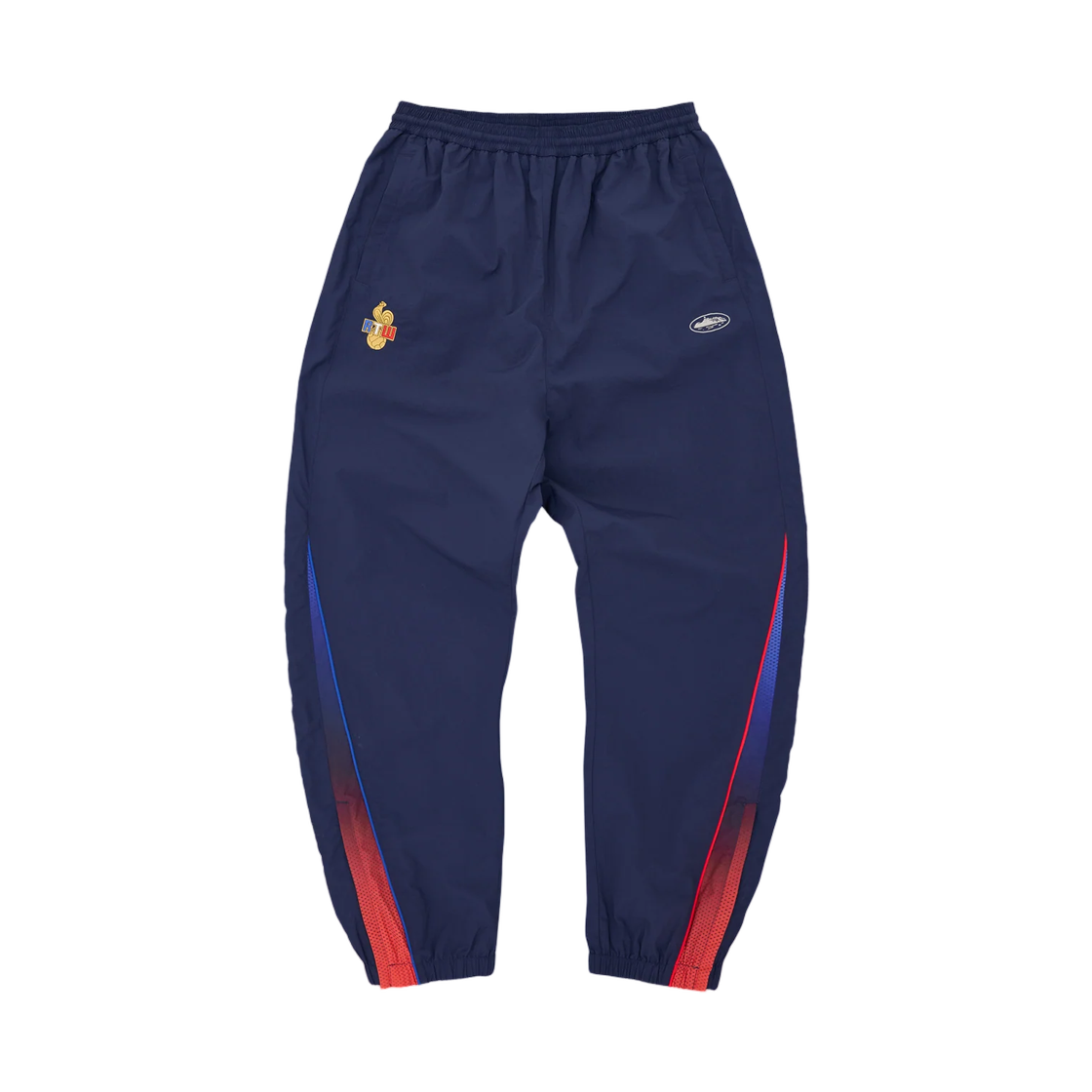 코르테이즈 프랑스 슈쿠 팬츠 네이비 블루 레드(Corteiz France Shuku Pant Navy Blue Red)