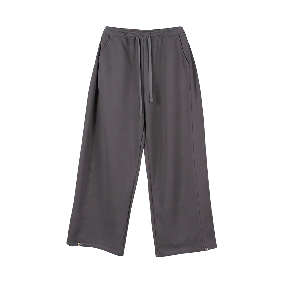YT1003-차콜 GCLIP Balloon Fit Banding Snap Wide Training Sweat Pants Chacoal