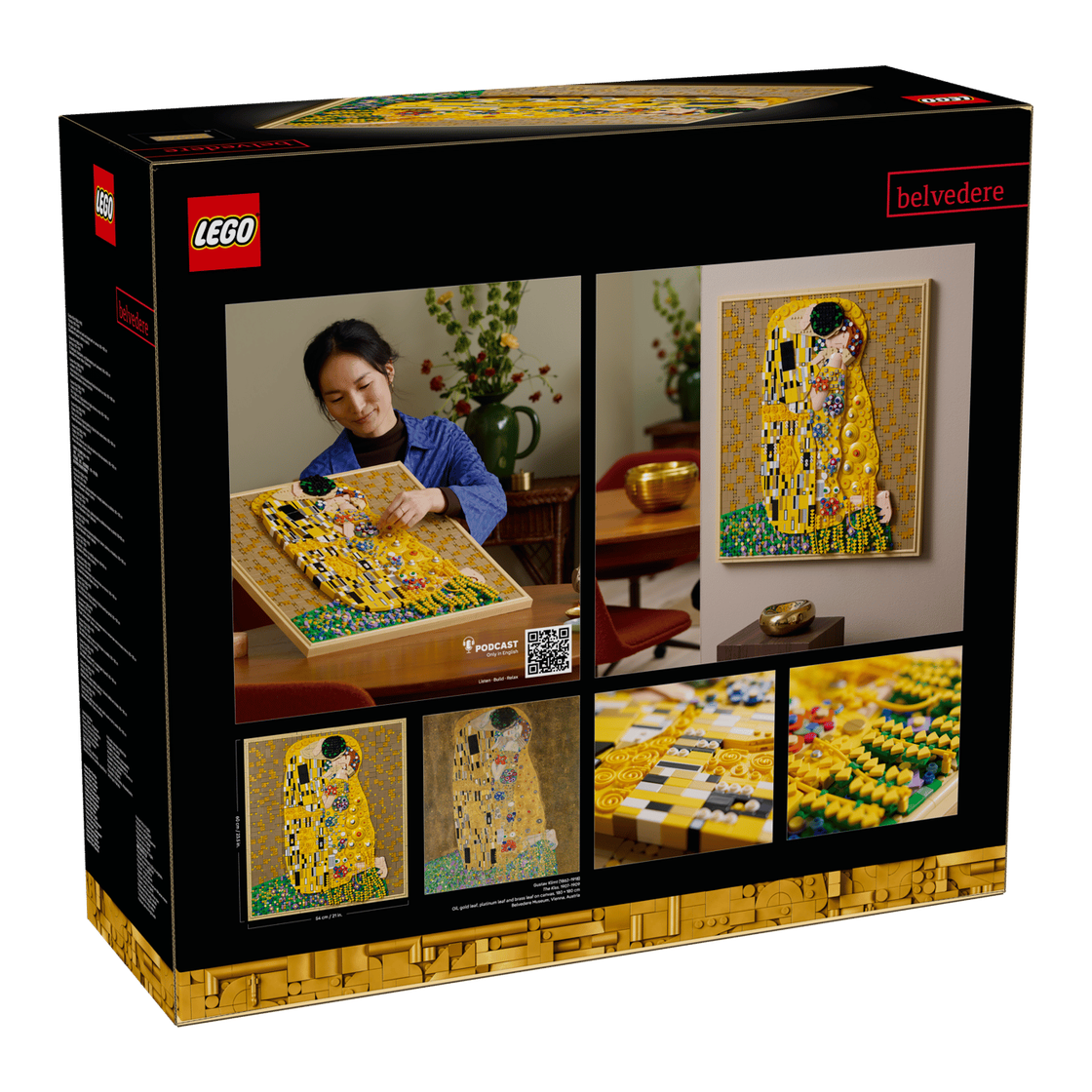 레고 아트 구스타프 클림트 - 키스(Lego Art Gustav Klimt - The Kiss) - 2