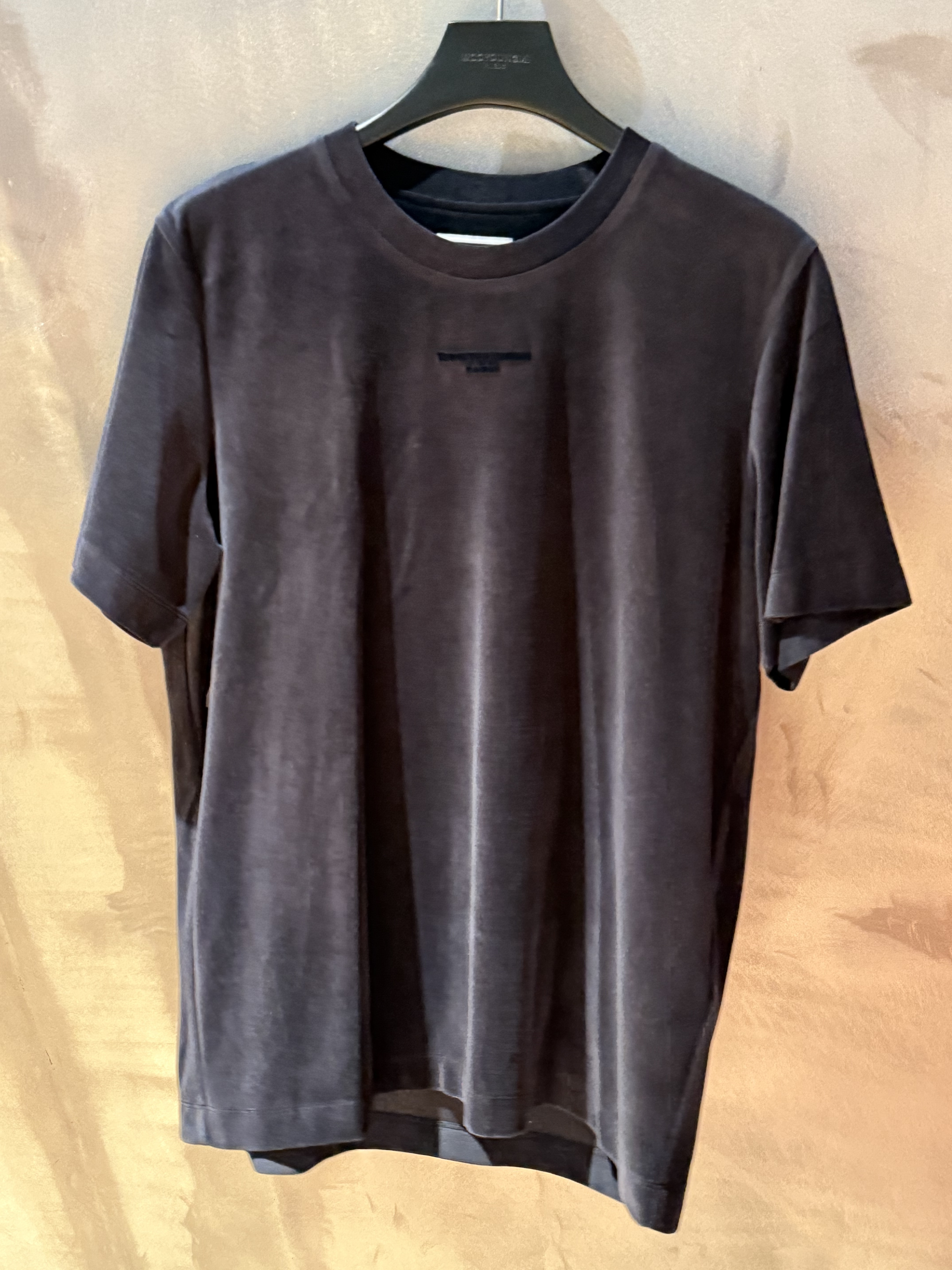 Wooyoungmi Crochet Shirt Black - 25FW, Wooyoungmi Cotton Back Logo T-Shirt Black - 26SS 착용 스타일 - 5