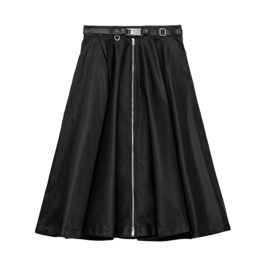 21H057-1WQ8-F0002 (W) Prada Re-Nylon Skirt Black