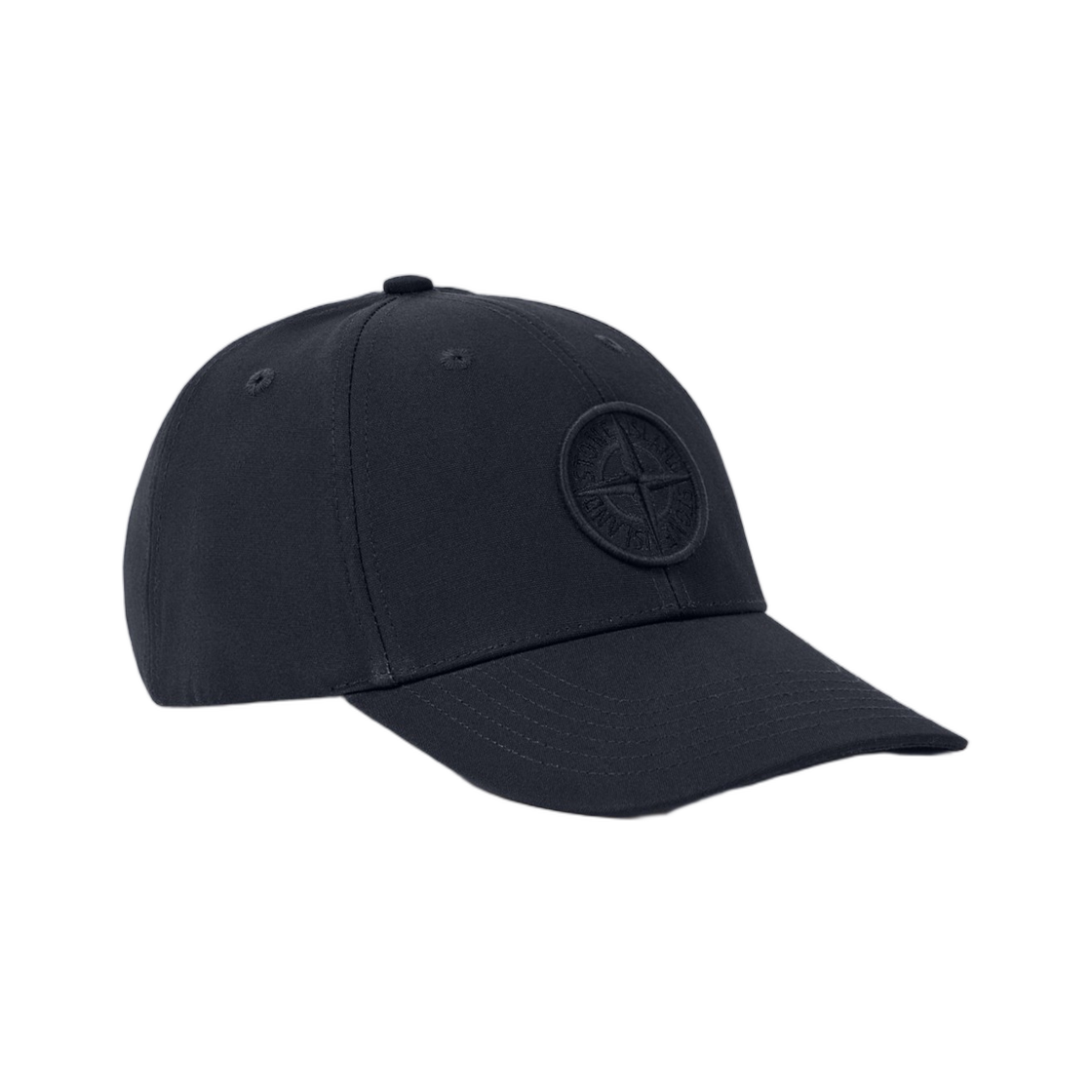 L2S1591000-13S0248-V0020 Stone Island 9100013 Cotton Reps Baseball Cap with Compass Embroidery Navy Blue - 26FW