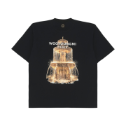 Wooyoungmi Fountain Graphic T-Shirt Black - 26FW