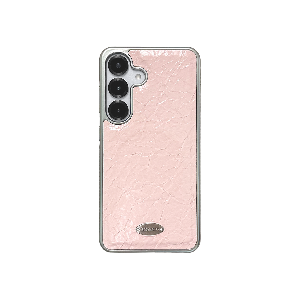 로이로이 크랙 레더 맥세이프 갤럭시 케이스 핑크(ROYROY MagSafe Pink Crack Leather Galaxy Case) - 1