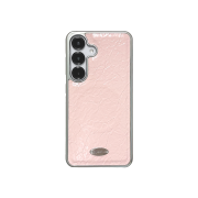 ROYROY MagSafe Pink Crack Leather Galaxy Case