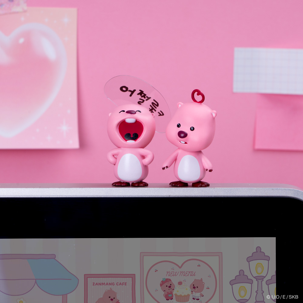 로이체 잔망루피 모니터 피규어 당당 & 두근(Royche Zanmang Loopy Monitor Figure Confident & Heart-Fluttering) - 3