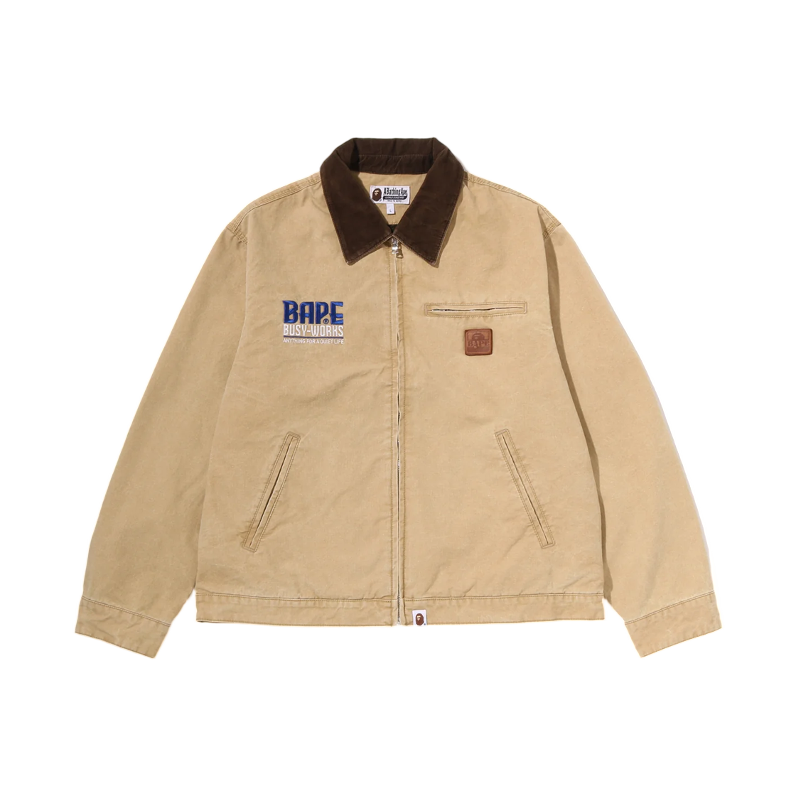 - BAPE Work Jacket Beige