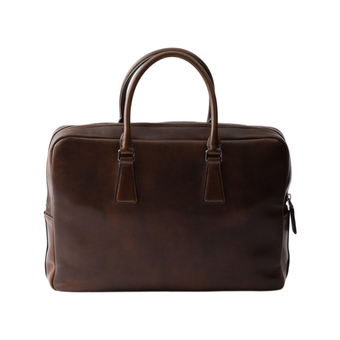 프라다 레더 워크 백 코코아 브라운(Prada Leather Work Bag Cocoa Brown) - 2