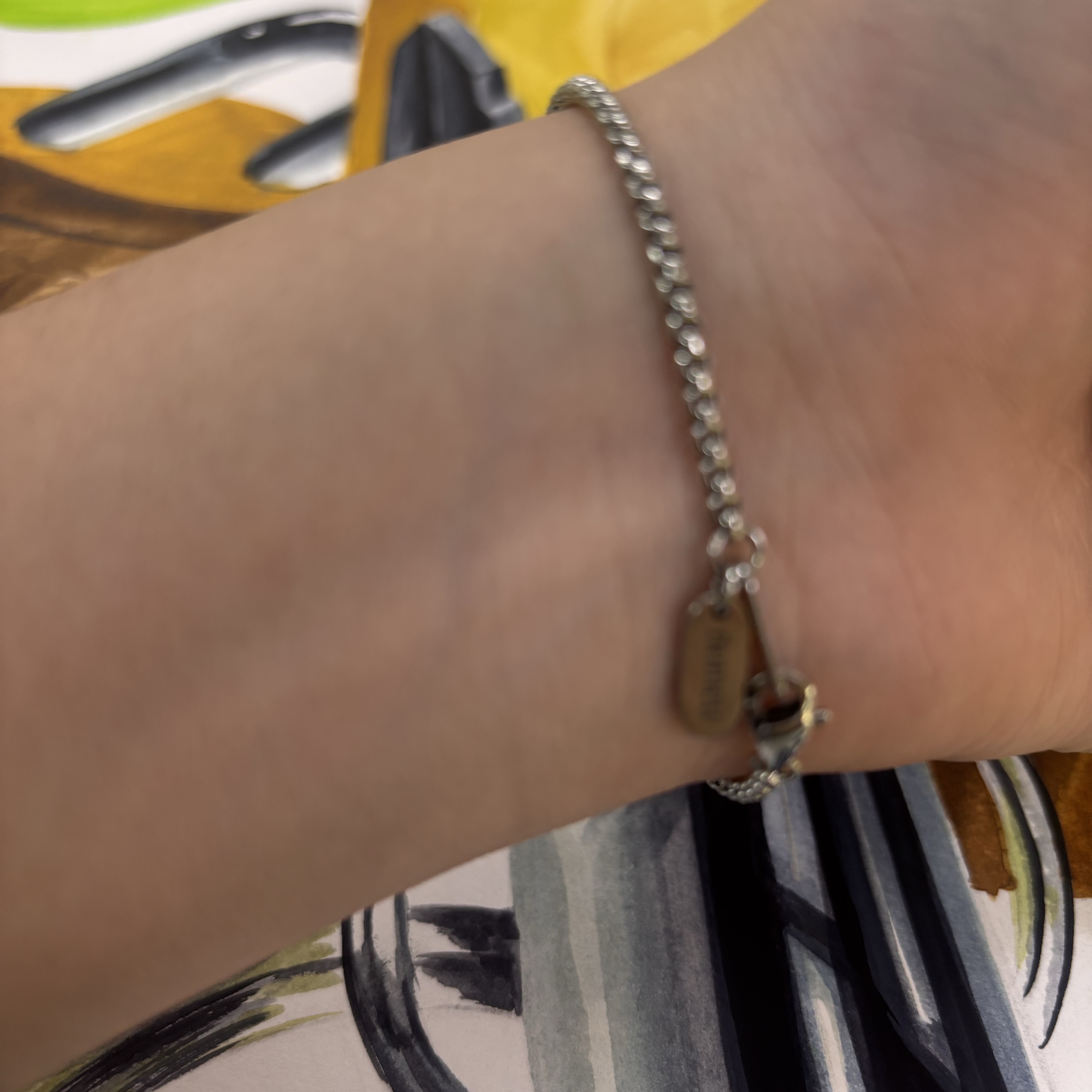Riomeu Snake Chain Bracelet 2.5mm 착용 스타일