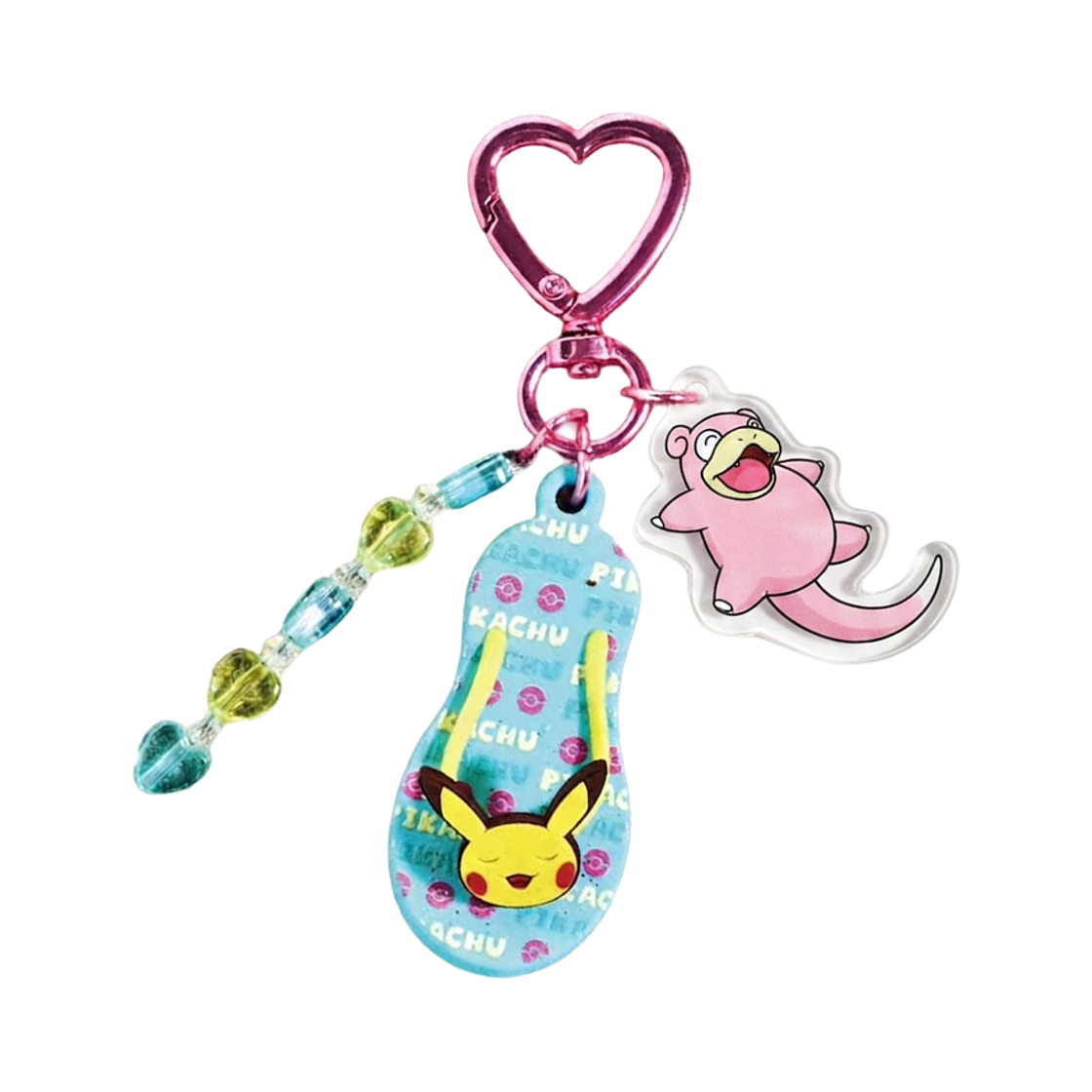 - Pokemon Chilln Summer Days Flip-Flop Keychain Pikachu