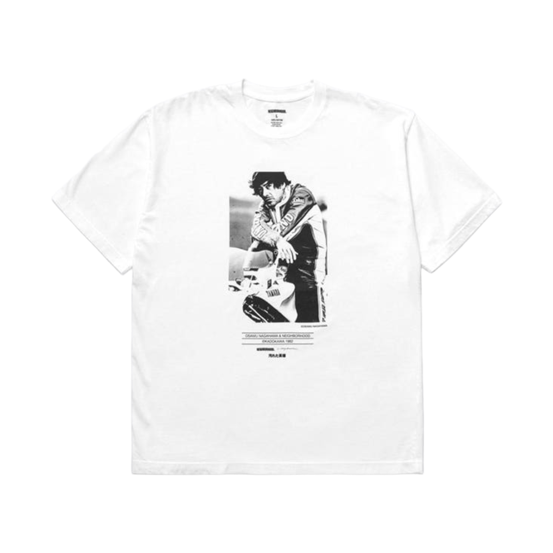 네이버후드 x 나가하마 오사무 x 요고레타 에이유 숏슬리브 티셔츠-2 화이트(Neighborhood x Osamu Nagahama x Yogoreta Eiyu S/S T-Shirt-2 White)