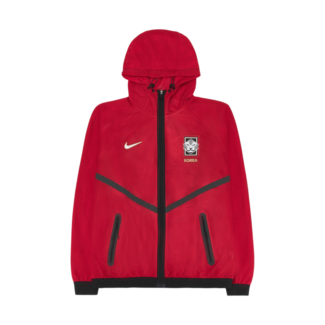 나이키 대한민국 드라이 핏 사커 앤섬 자켓 파이어 레드 글로벌 레드 (IH1767-671)(Nike Korea Dri-Fit Soccer Anthem Jacket Fire Red Global Red (IH1767-671)) - 1