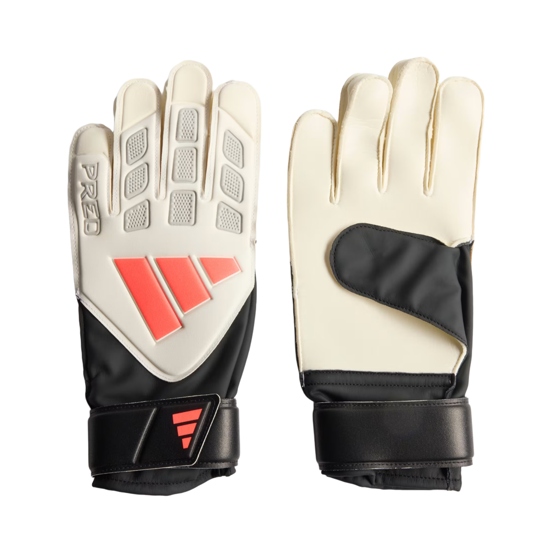 KE9703 Adidas Predator Training Goalkeeper Gloves Solar Turbo Black