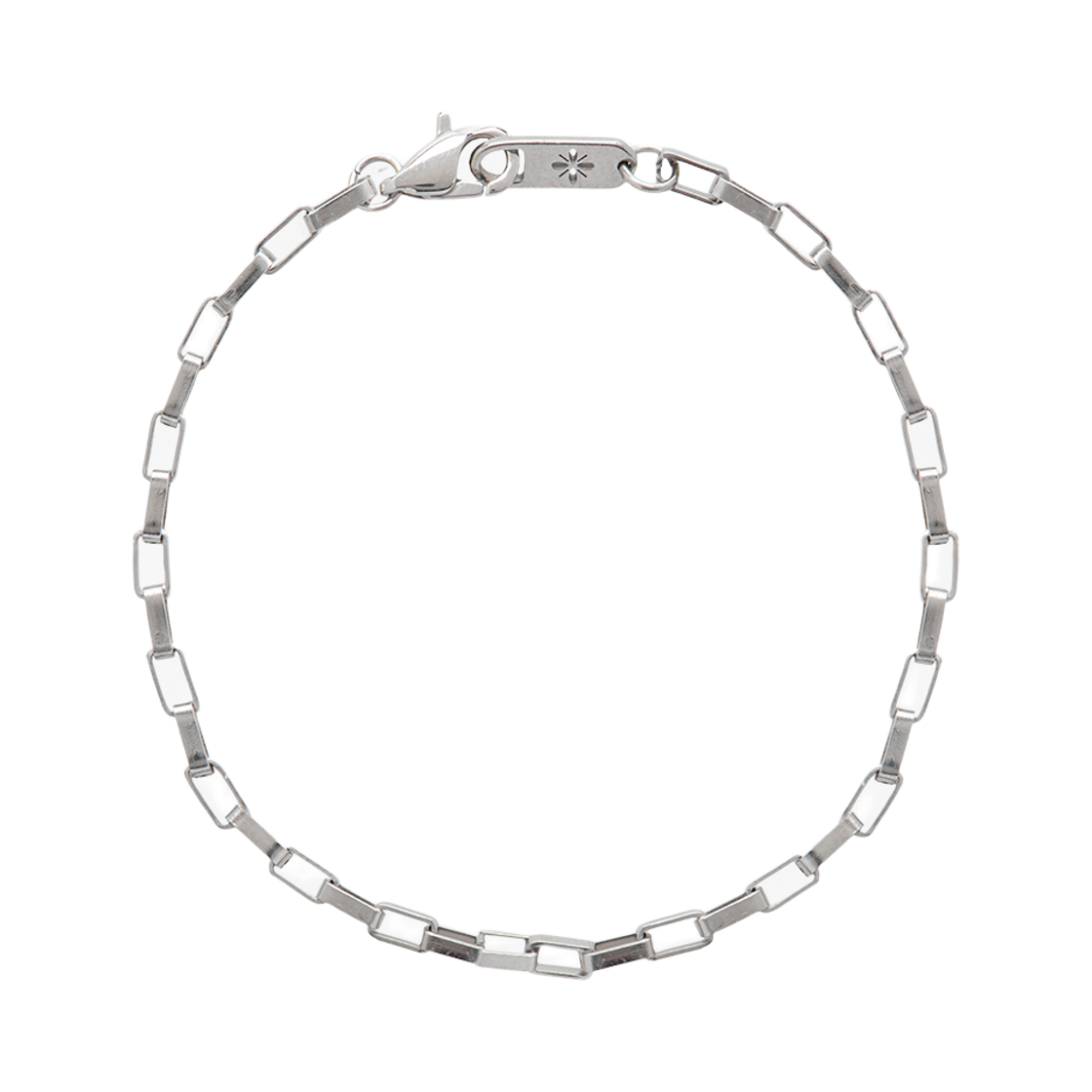 리오므 스퀘어 체인 팔찌 2mm(Riomeu Square Chain Bracelet 2mm) - 1