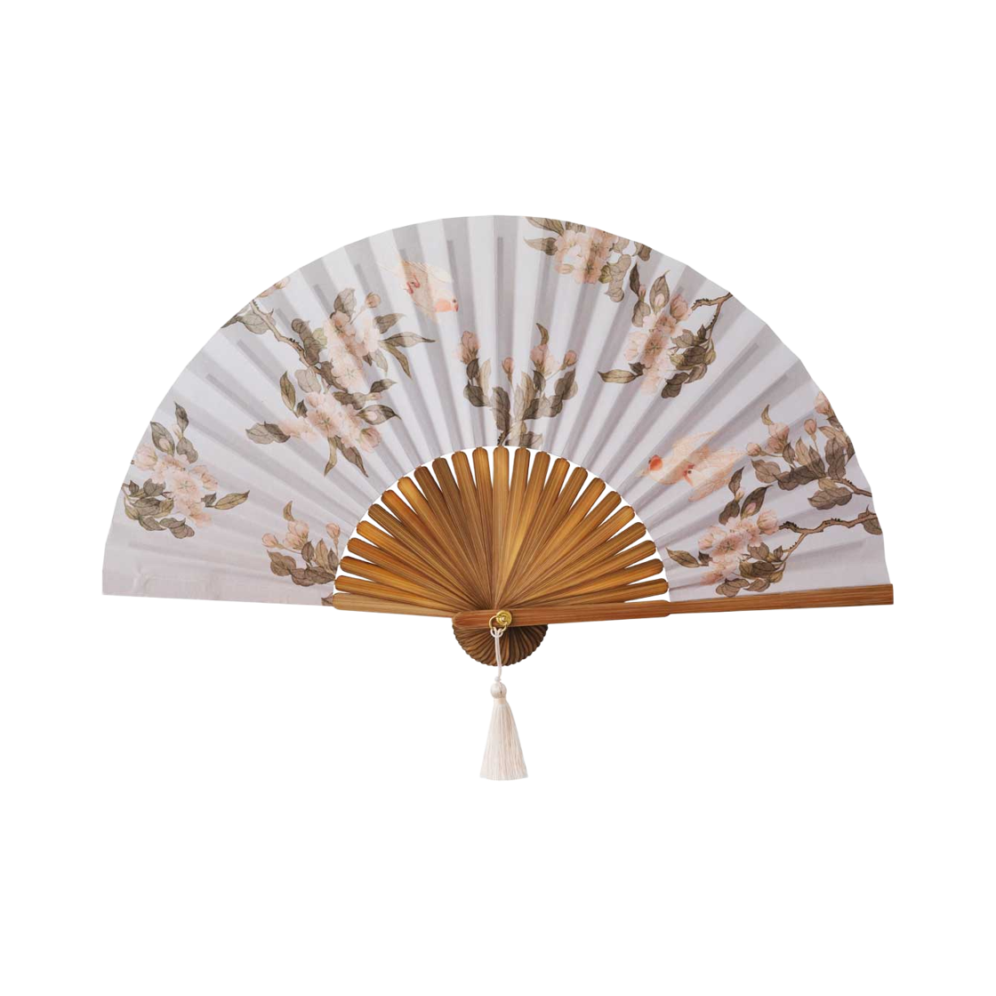 뮷즈 접이 부채 화훼도 배꽃(MU:DS Folding Fan Floral and Bird Painting Pear Blossom)
