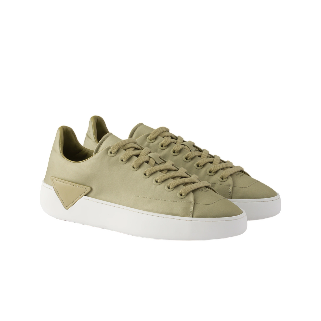 프라다 코트 리나일론 스니커즈 올리브 그린(Prada Court Re-Nylon Sneakers Olive Green) - 2
