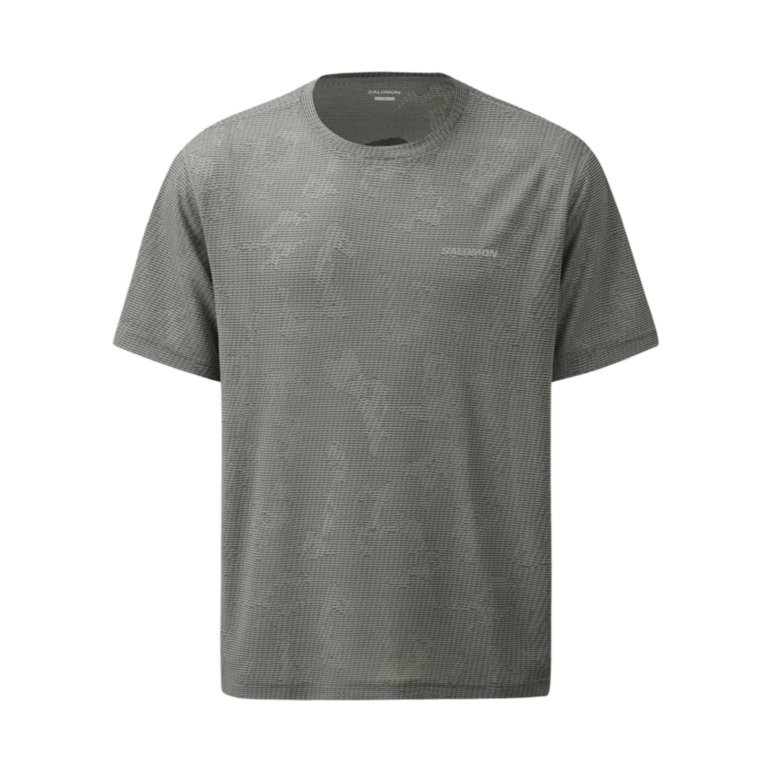 LD0087800 Salomon Ebully Jacquard Short Sleeve Dark Gray