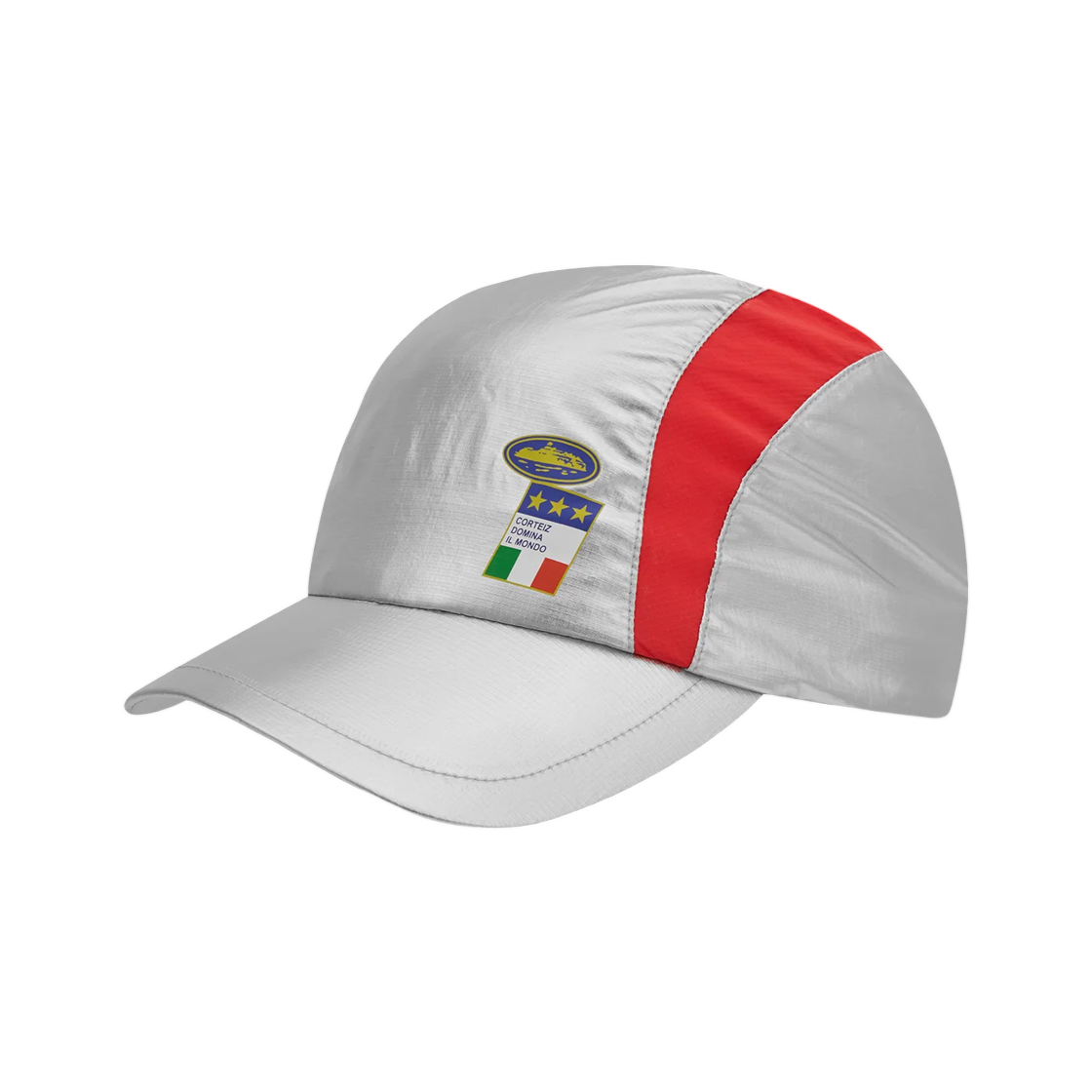 코르테이즈 이탈리아 캡 화이트 레드 그린(Corteiz Italy Cap White Red Green)