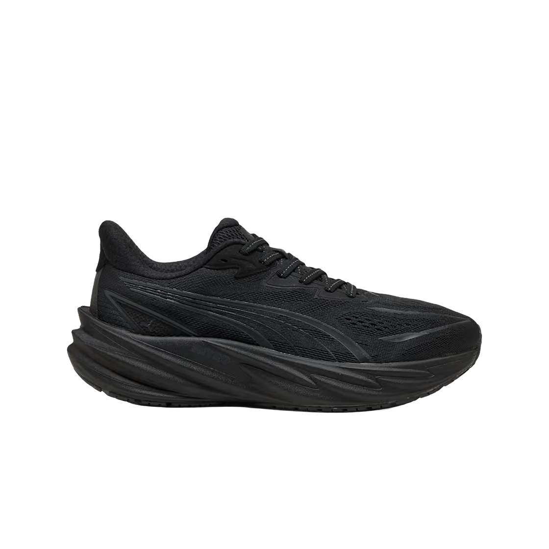 313691-03 (W) Puma Velocity Nitro 5 Wide Black Flat Dark Gray