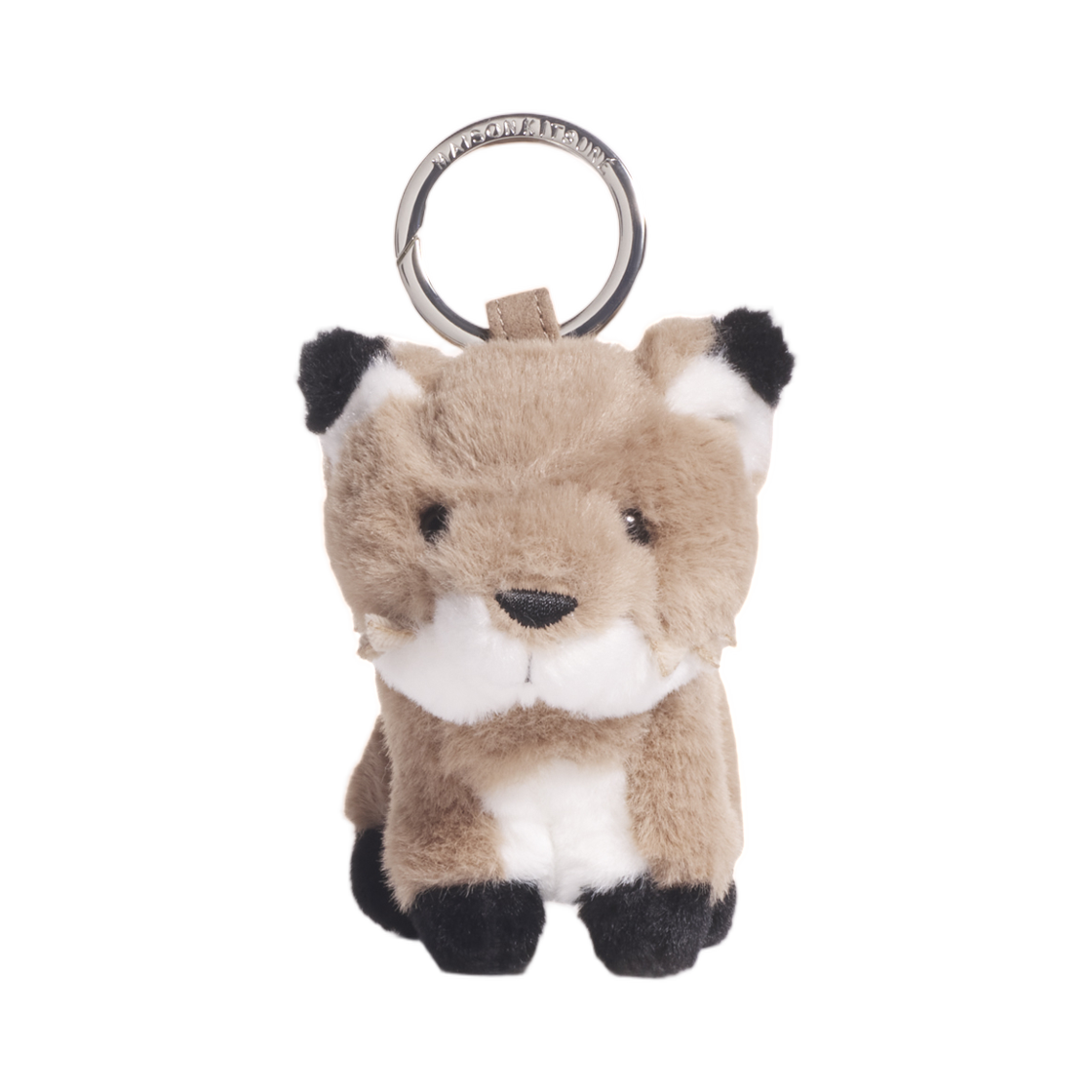 MRUAK03FF0004-0550 Maison Kitsune Fox Bag Charm Frosted Brown